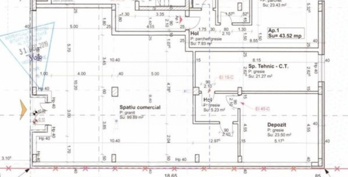 Spațiu comercial 150 mp - stradal - Gheorgheni - Interservisan  