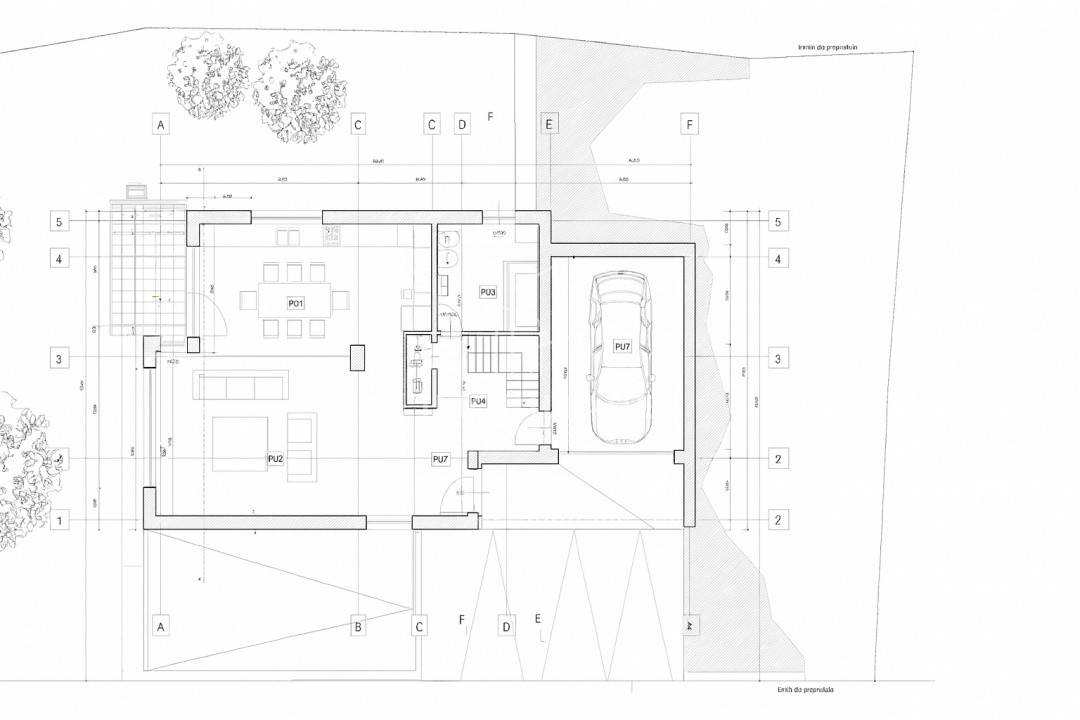 Casă High-End cu Arhitectură Modernă, Garaj