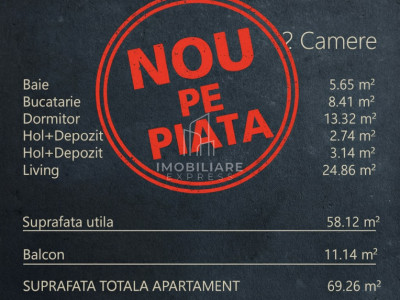 Apartament Etajul 2 Ultrafinisat cu Parcare