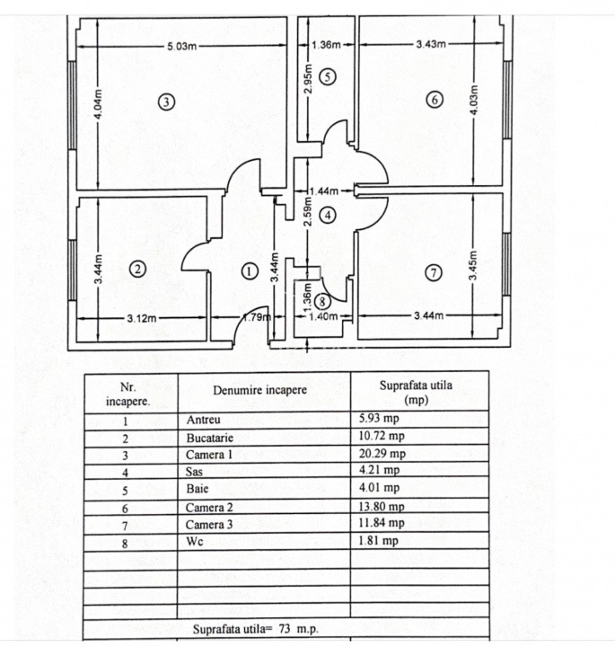 Comision 0% | Renovat 2025 | Apartament 3 decomandate | Dorobantilor 