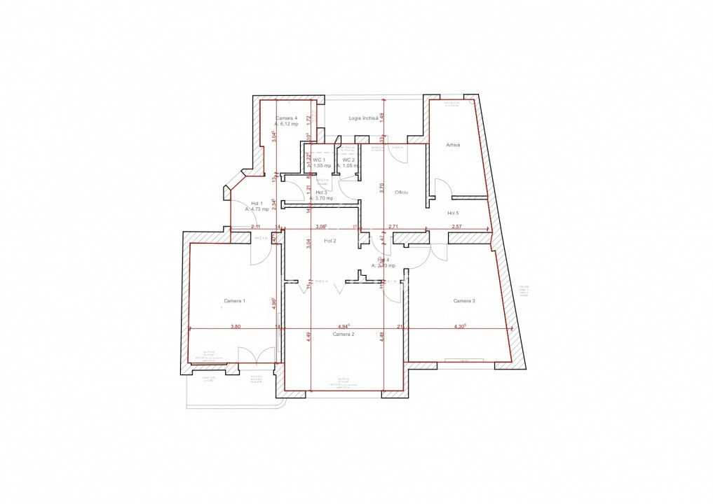 Apartament reprezentativ în centrul Clujului – Strada Eroilor | 120 mp utili | 