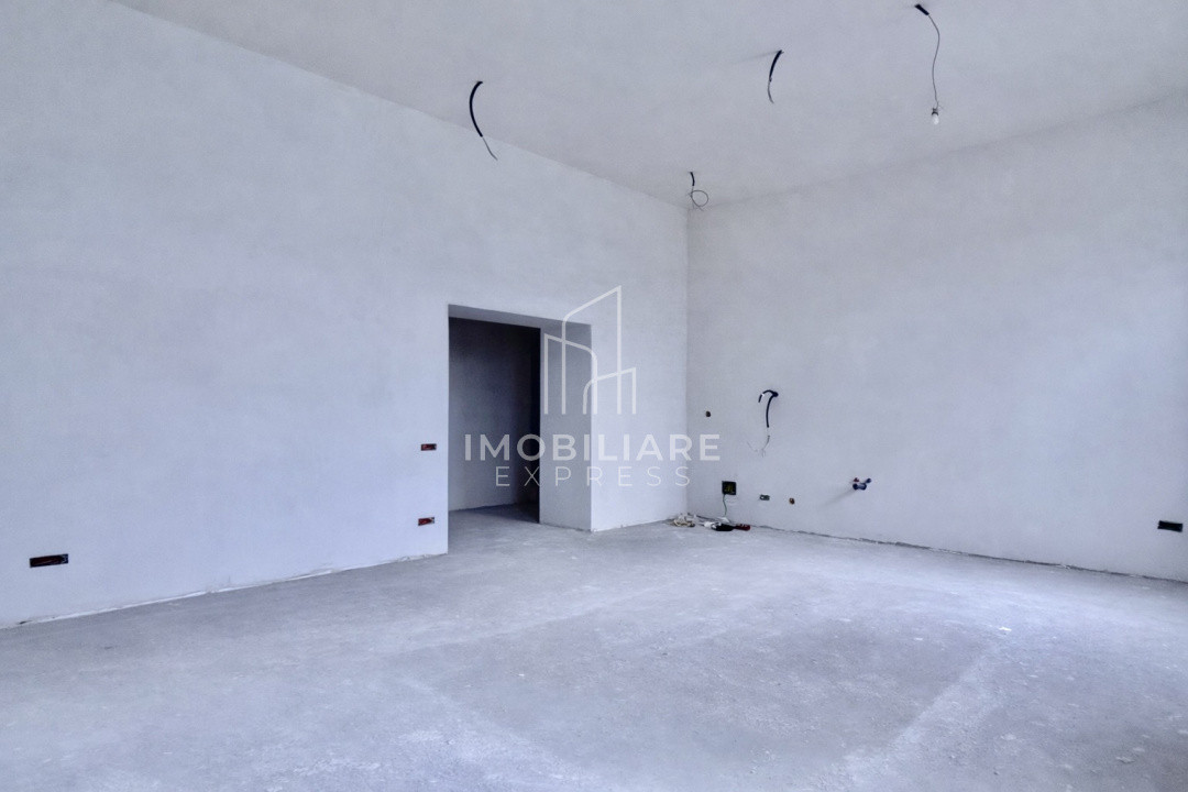 3 dormitoare, Living 32 mp Semifinisat Avansat – 120 mp, H 3,90.