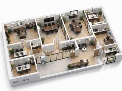 Nou ! Spațiu  152 mp in Centru cu Vizibilitate și  Parcari 