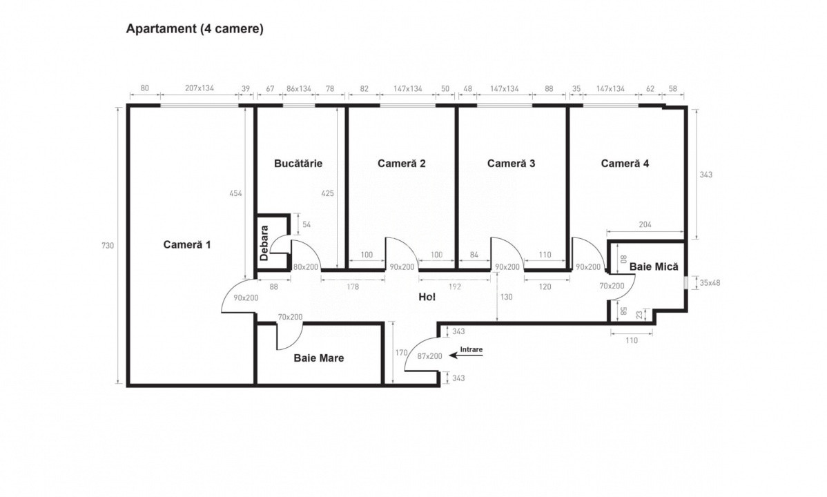 Apartament 4 camere Ultracentral cu  Parcare