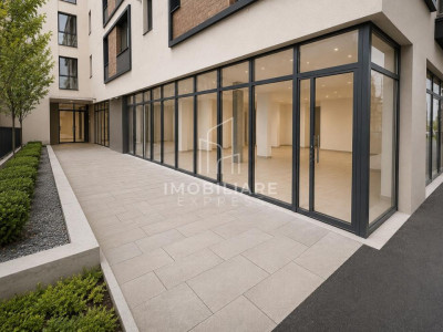 Spațiu comercial premium | 124 mp | Imobil nou | Zonă centrală