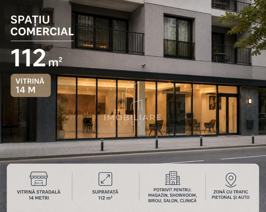 Oportunitate! Spațiu comercial cu vitrină generoasă