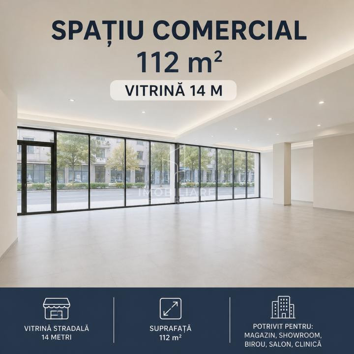 Oportunitate! Spațiu comercial cu vitrină generoasă