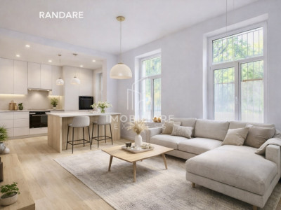Apartament semifinisat avansat – 120 mp SEMICENTRAL.