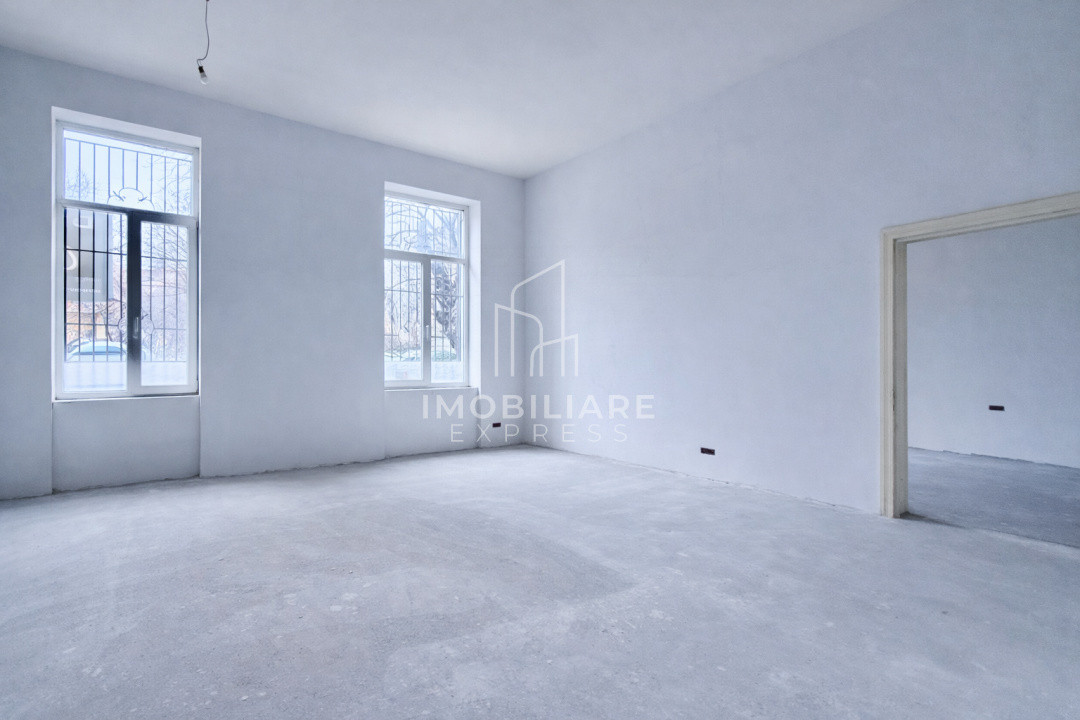 Comision 0%! Apartament semifinisat avansat – 120 mp SEMICENTRAL.