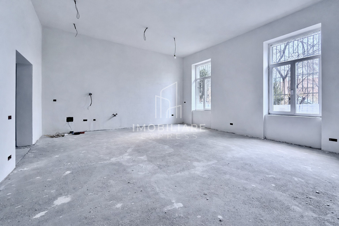 Comision 0%! Apartament semifinisat avansat – 120 mp SEMICENTRAL.