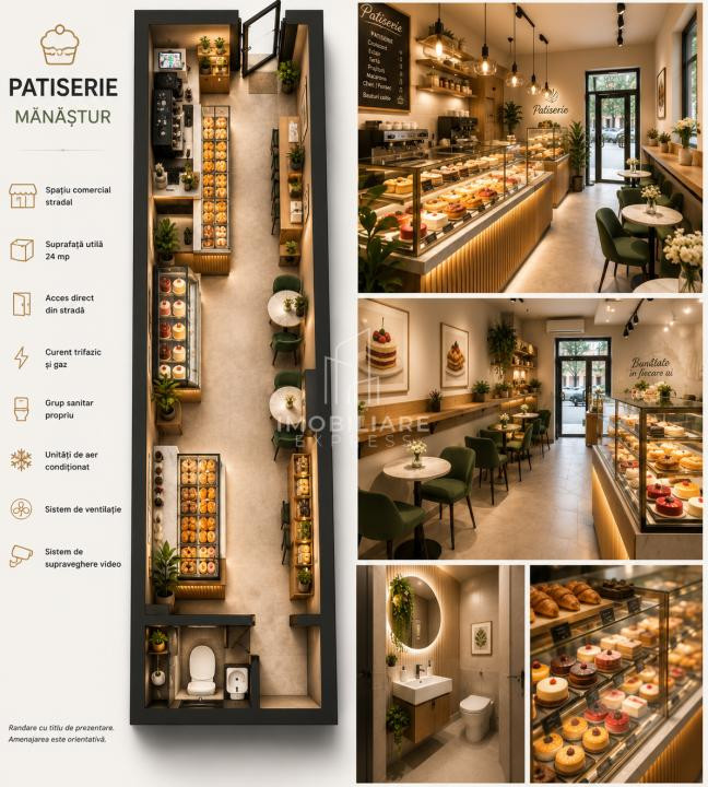 Spațiu comercial stradal de închiriat | Mănăștur 