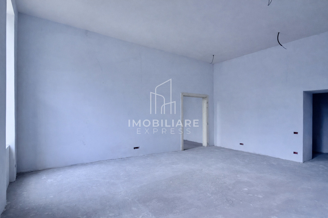 Apartament semifinisat 4 camere – 120 mp SEMICENTRAL.