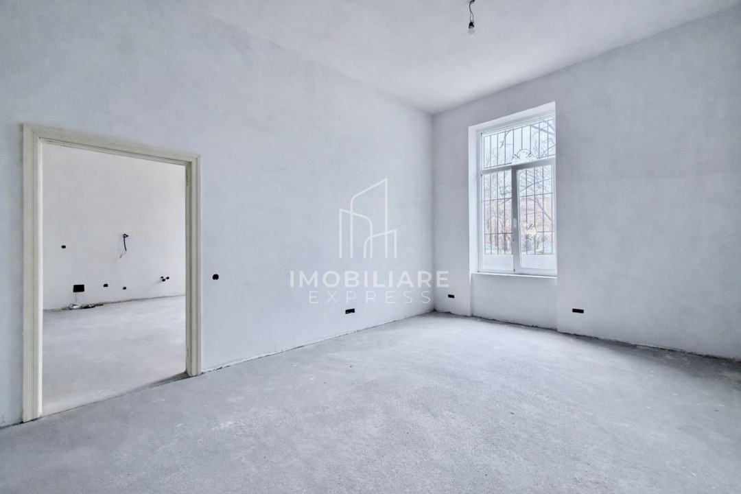 Apartament semifinisat 4 camere – 120 mp SEMICENTRAL.