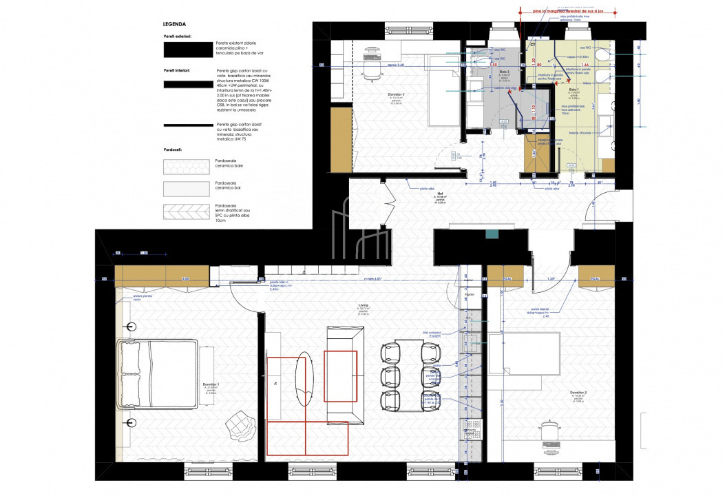 Comision 0%! Apartament semifinisat 4 camere – 120 mp SEMICENTRAL.