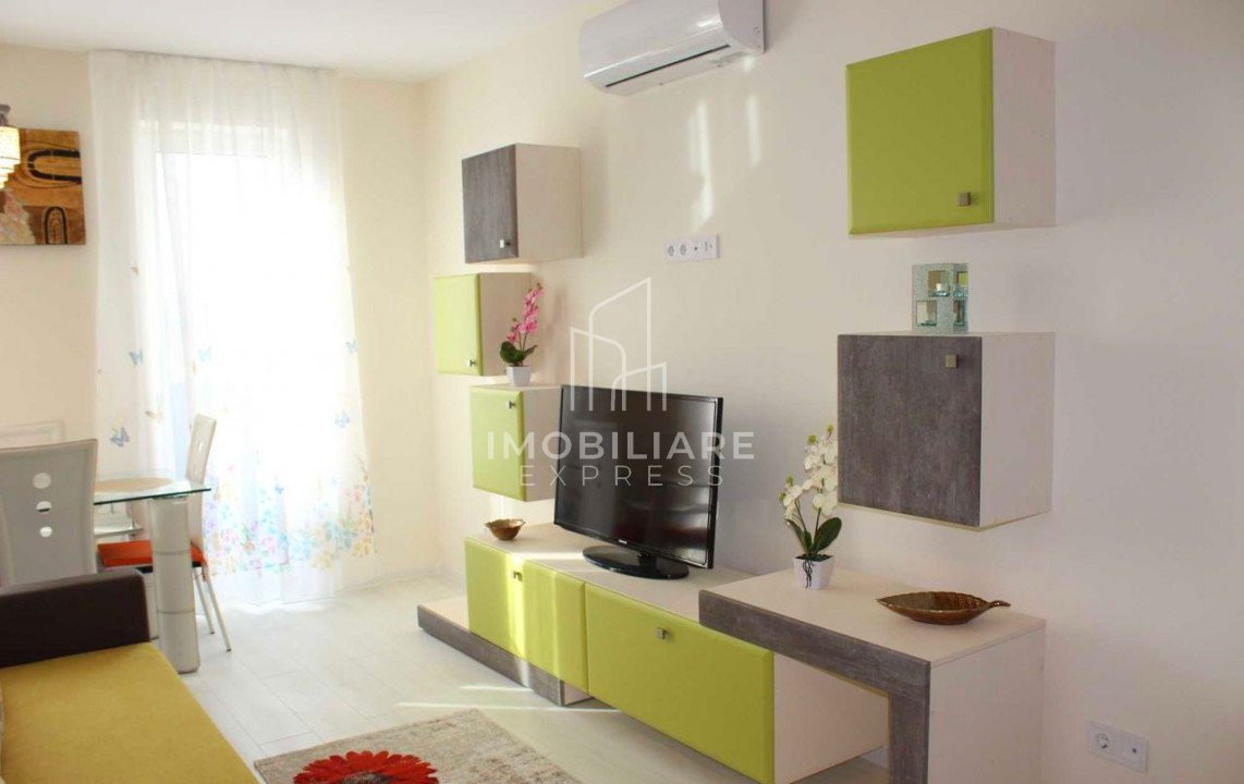 Apartament modern cu 2 dormitoare + living , bloc nou