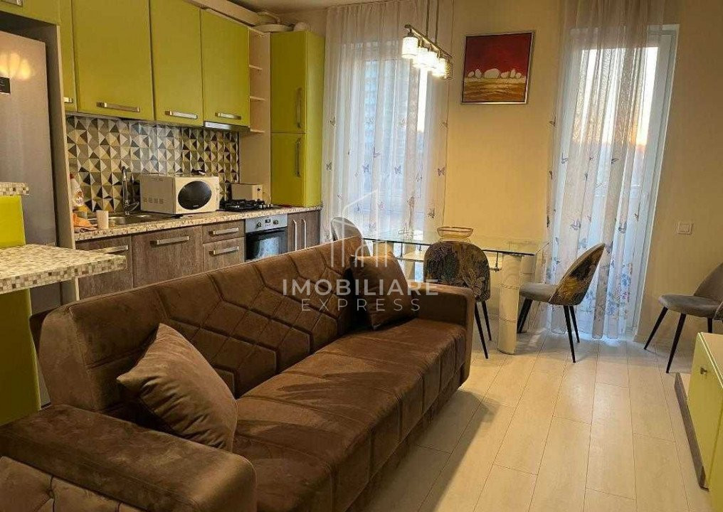 Apartament modern cu 2 dormitoare + living , bloc nou