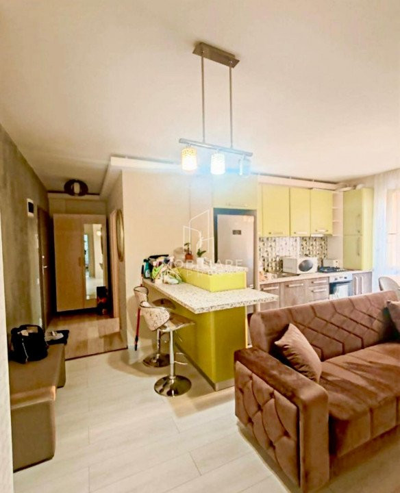 Apartament modern cu 2 dormitoare + living , bloc nou