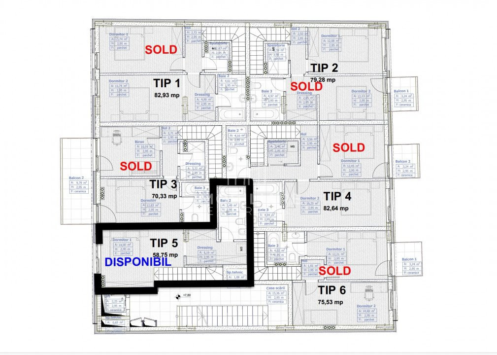 Apartament Tip Duplex | Finisaje Premium | Etaj 1 | Parcare Disponibilă
